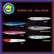 Bakau Speed Jig Fishing Lure BSJ 2208/R Deep Jigging Lure Umpan Pancing Fast Sinking