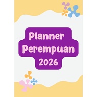 Planner Wanita 2026 planner 2026 planner cute planner simple