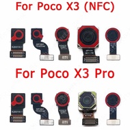 For Xiaomi Mi Poco X3 Pro NFC Backside Frontal Back Front Facing Rear Selfie View Camera Module Smal