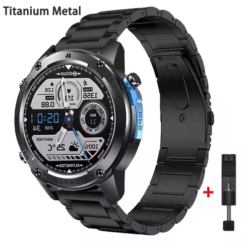 22mm Titanium Strap for Zeblaze Stratos 2 Ultra /Btalk 3 Pro/Plus Metal Band for Zeblaze Vibe 7 Pro/