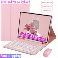 Case with Keyboard For iPad 10th Generation 10.9'' 10 gen 2022 Wireless Bluetooth Keyboard Mouse Cases Cover Casing