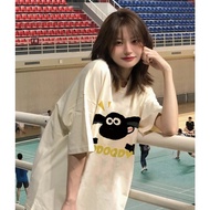 CODCartoon Little Sheep Short Sleeve T-shirt Women's Summer Loose Chic Academy Style Small TopKorea 
