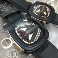 SEVEN_FRIDAY Coffee PU Leather For Men Women Watch