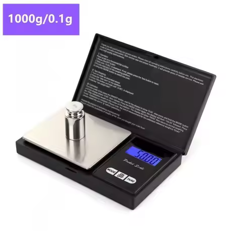 Portable Electronic Scales Jewelry Gold Gram Weight Balance Jewelry Electronic Scales 1000g 0.1g/200