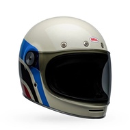 หมวกกันน็อค BELL BULLITT SPEEDWAY GLOSS VINTAGE WHITE BLUE