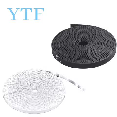 1m/5m/10m/lot GT2-6mm open timing belt width 6mm GT2 belt Rubber Aramid Fiber cut to length for 3D p