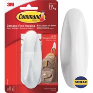 3M Command Hook 17083 2.2kg Compound TM Large Design HOOK 1 Pcs