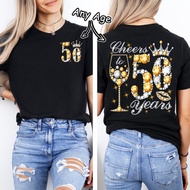 Custom 50 Years Party T-Shirt, 50th Birthday Shirt, 50th Birthday Group Shirt, 50th Birthday Gift, 4