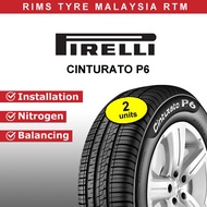 195/55R15 Pirelli Cinturato P6 - 15 inch Tyre Tire Tayar (Promo19) 195 55 15 ( Free Installation )