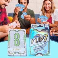 Flip 7 Board Game Cards Fast-Paced Entertainment Tabletop Game Parties Multiplayer Gatherings Strate