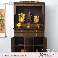 Altar Buddha Standing Cabinet Buddha Offering Table Altar Deity Offering Table Buddha Shrine With Do