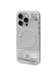 เคสโทรศัพท์แบบมีขาตั้งดูดซับแม่เหล็กสไตล์เรียบง่ายสำหรับคู่รัก Apple 17Promax 16 15Promax 14Promax 1