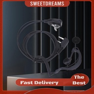 2 PIN Earpiece Headset PTT MIC Interphone Earphone Earpiece 1M Walkie Talkie Headset with Microphone