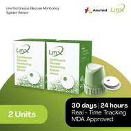 Linx CGM Full Set (2 Units) | 30-Day Sensor | Real-Time Tracking | MDA Approved