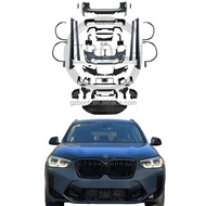 G01 Car Bumper for BMW G01 G08 F97 X3 Upgrade X3M Bodykit Front Car Bumper Wheel Arches Side Skirt R