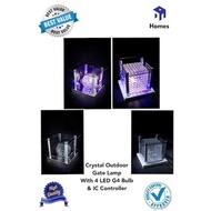 Outdoor light / lamp Crystal outdoor gate lamp weatherproof gate light Led gate light pillar gate la