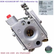 ORIGINAL/QUALITY 932C CARBURETOR 2318633R WALBRO WT705A FOR EFCO 131 132 Oleo-Mac 931 30.1CC CHAINSA