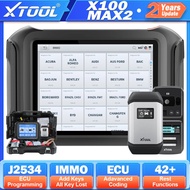 XTOOL X100 MAX2 Top Key Programmer J2534 ECU Coding Bi-Directional Key Programming Tool  All Key Los