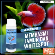 AquaBlue Medicine Betta Fishbiru, Guppy, Koi, Arowana, Goldfish to Kill Fungus and Whitespots