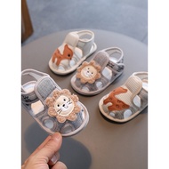 Baby Toddler Shoes 8 Months Spring Summer Sandals Soft-Soled Baby Cloth Shoes Indoor Anti-Slip 0-1 Y