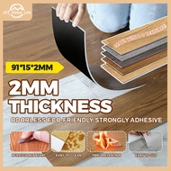 【Malay Stock】36 PCS 2mm thick vinyl tile floor stickers wooden design floor stickers for home floor 