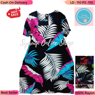 PROMO SALE - Daster Payung Jumbo Hitam Daun Bali / Daster Wanita / Daster Busui Friendly / Daster Bu