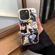 Jay Chou Jay Chou singer phone case soft shell wheat shell For iPhone 15 14 Pro max 13 12 11 XR X Xs
