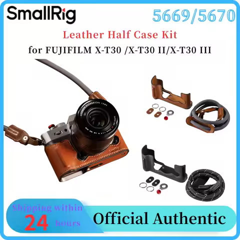 SmallRig X-T30 / X-T30 II / X-T30 III Leather Half Case Kit for FUJIFILM X-T30 / X-T30 II / X-T30 II