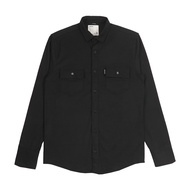 Maternal DISASTER DUNKEL BLACK BUTTON UP LONG SHIRT