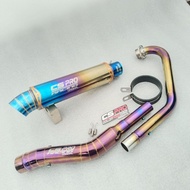Cs pro original exhaust vixion satria sonic tiger mp type bg cool bass sound