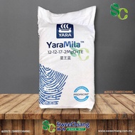 Yara YaraMila 12-12-17-2MgO+TE  50kg (Granular compound fertilizer / Baja buah 43)[SweeChiang]