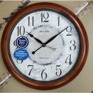 RHYTHM Westmister Wooden Melody Quiet Analogue Wall Clock CMH803