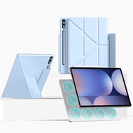For Samsung Galaxy Tab S10FE Plus + 13.1'' Case Magnetic Slim Protective Tablet Cover Funda For Gala