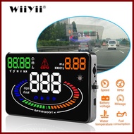 E300 HUD OBD2 Head Up Display Car Speed Projector OBD EU MPH KM / H Digital Car Speedometer on Winds