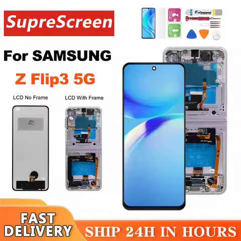 Flip3 Screen For Samsung Galaxy Z Flip 3 5G F711 F7110 Lcd Display Touch Screen Digitizers Flip3 Scr