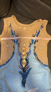 藝術體操比賽服 Rhythmic Gymnastics Leotard with Rhinestones