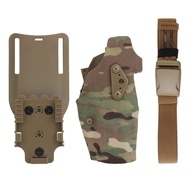 Glock khẩu súng lục Bao da G17 kydex với thả chân QLS nhanh chóng rút ra nền tảng cho săn bắn quân s