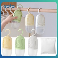 ♫ Closet Dehumidifier Moisture-proof Agent Desiccant Hangable Dehumidifier Bag With Water Collector Home Tools