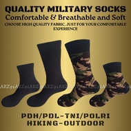 THICK TERRY HIKING OUTDOOR PDL/PDH SOCKS - TNI/POLRI SOCKS - MILITARY SOCKS - ARMY SOCKS - TACTICAL 