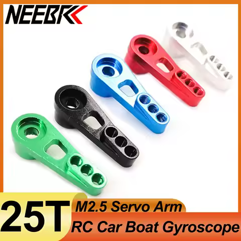 25T M2.5 Upgrade RC Servo Metal Horn Aluminium Arm for RC Car Boat Robot Wltoys 12428 MN78 MN82 MN16