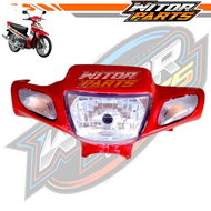 Batok Kepala Depan Belakang Yamaha F1ZR Fizr Vega R Lama + Lampu Dan Sen Warna Merah / Batok Kepala 