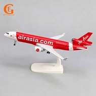 AirAsia McDonnell Douglas MD-11 Cargo Plane Model Diecast Alloy MD11 Aircraft Model Toy with Landing