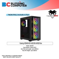 Casing VENOM RX AEGON ARGB Fan non PSU