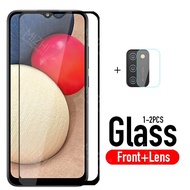 LAYAR Samsung A02s Tempered Glass Package Screen Protector and Camera Protector Screen Protector
