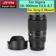 Customized Sticker For Sigma 16-300mm F3.5-6.7 DC OS Decal Skin Camera Lens Vinyl Wrap Film Protecto