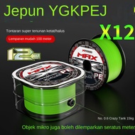 X12 High Quality YGK PE Japan 0.6-6 Fishing Line 100m 160m 220m Power Casting for Big Game Fishing F