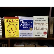 [Trio Bundle] Atomic Habits + The 7 Habits of Highly Effective People + Power of Habit