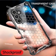 Samsung A55 5G A35 2024 Shockproof Bumper Transparent Casing For Samsung Galaxy A55 A35 A15 A05 A05S A25 A 35 55 4G 5G 2024 SamsungA55 Back Cover Clear View Acrylic Phone Case TPU