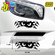 MONSTER PEEKING CUTTING STICKER 20 CM MONSTER PEEKING CAR BUMPER STICKER