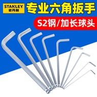 Stanley Allen Wrench Metric Extended Ball Head Allen Square Wrench L-Shaped Wrench 1.5-10mm Single